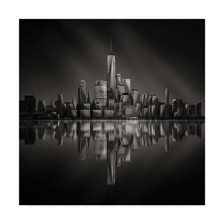 Trademark Fine Art Jie Chen 'Vertex' Canvas Art, 14x14 1X04727-C1414GG